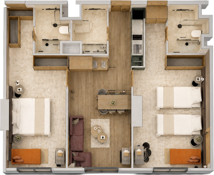 Unit 1 floor plan